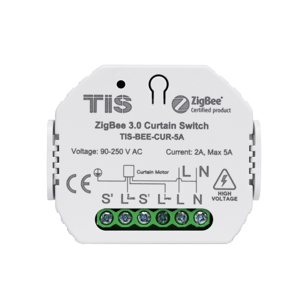 "TIS-BEE-CUR-5A Shutter /curtain controller 2 relays 5 Amps module Zigbee Protocol "