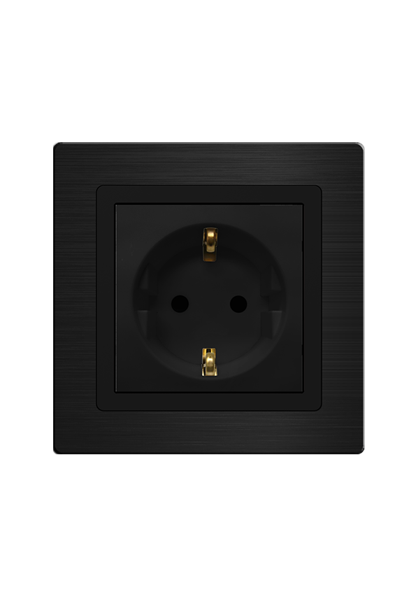 Click/Sirius 13A,220V  German socket Black