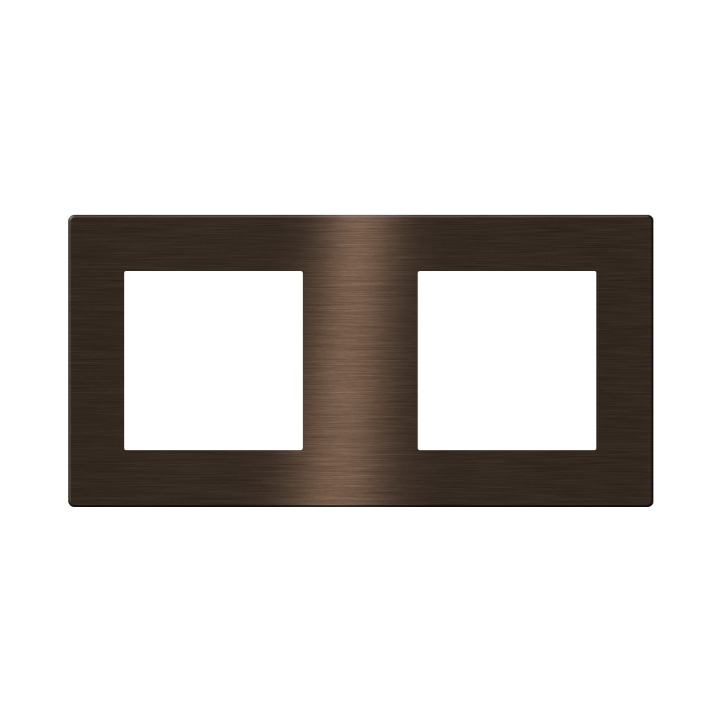 Click Brushed Aluminum Cover 2 Frame UK Size, Gold