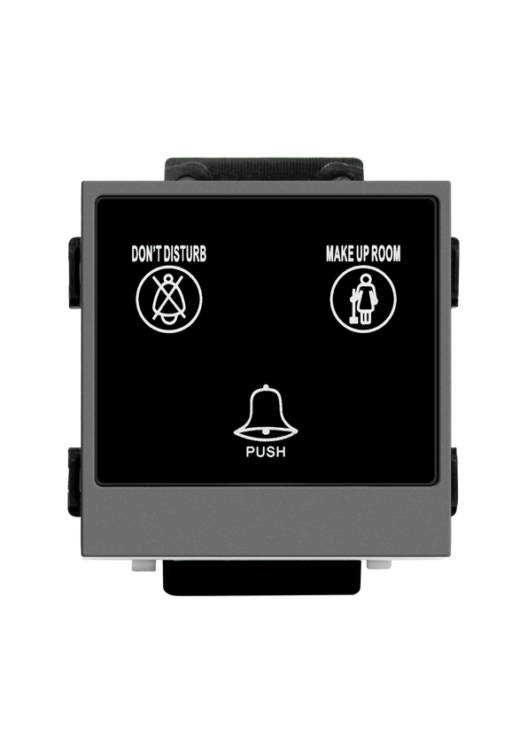 Click/Sirius Hotel service panel  2 Dry inputs  for DND MUR 1 Dry output for bell Gray