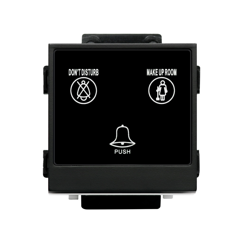 Click/Sirius Hotel service Click/Sirius Hotel service panel 2 Dry inputs for DND MUR 1 Dry output for bell Black