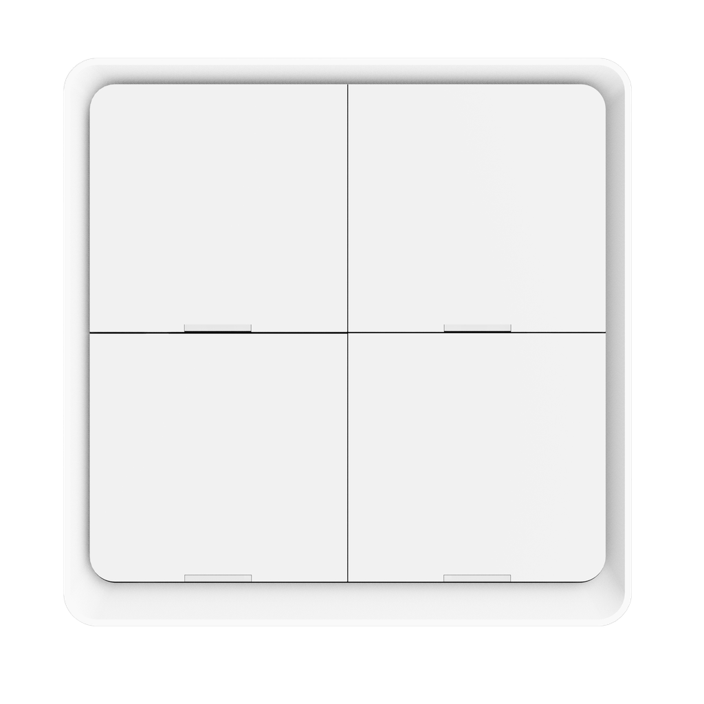 Dion 4 gang wall scene Remote 
Zigbee Protocol ,White