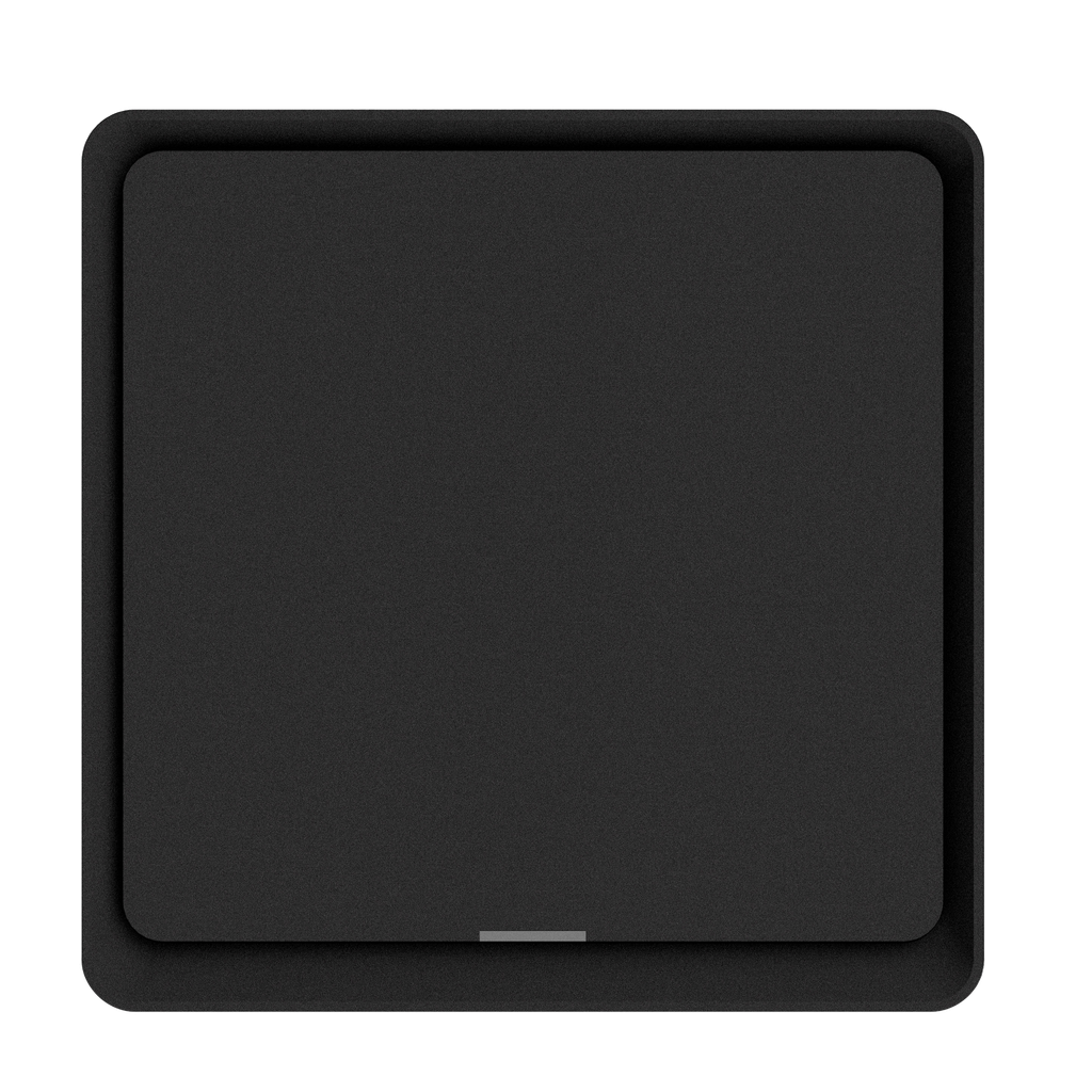 Dion 1 Gang switch with one relay (with N neutral connection) Act as Repeater Zigbee Protocol EU and UK Size,Black