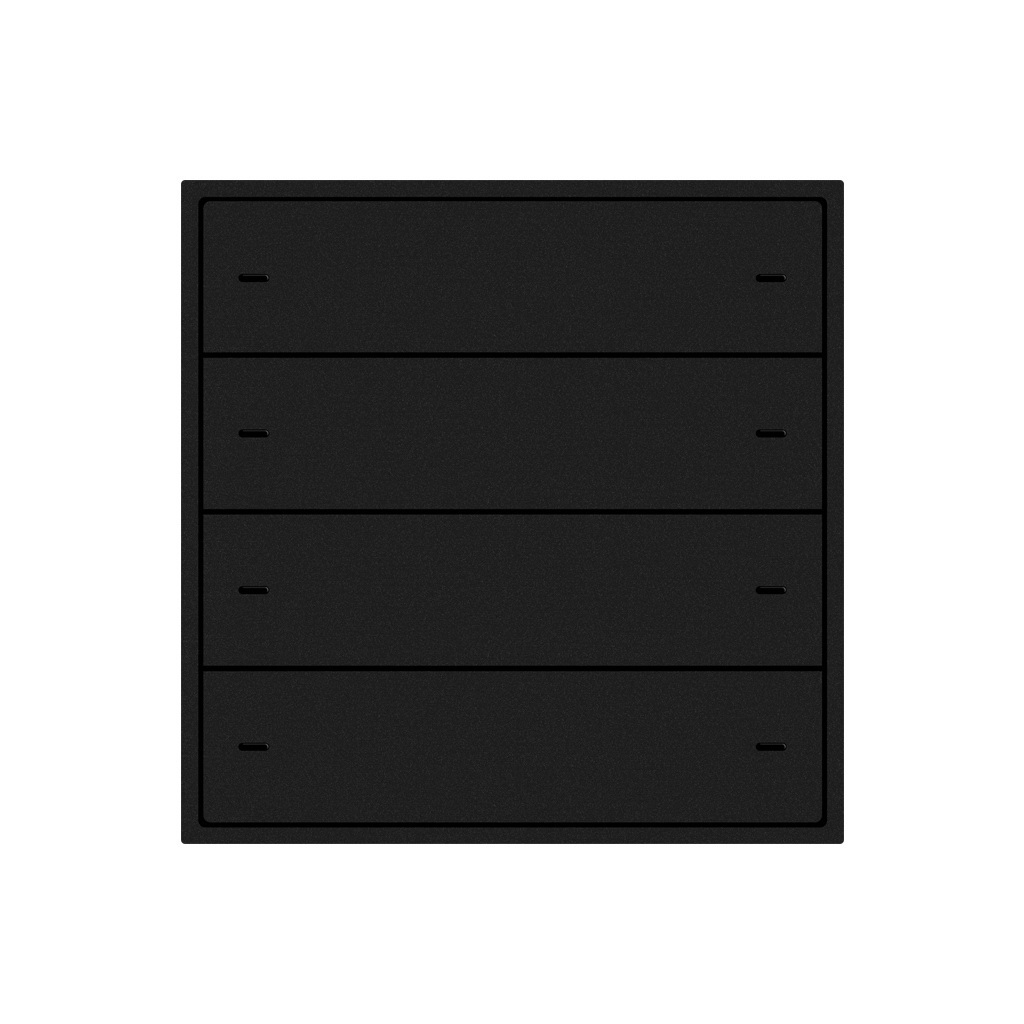 Mercury Panel 8G Push Button,Black
