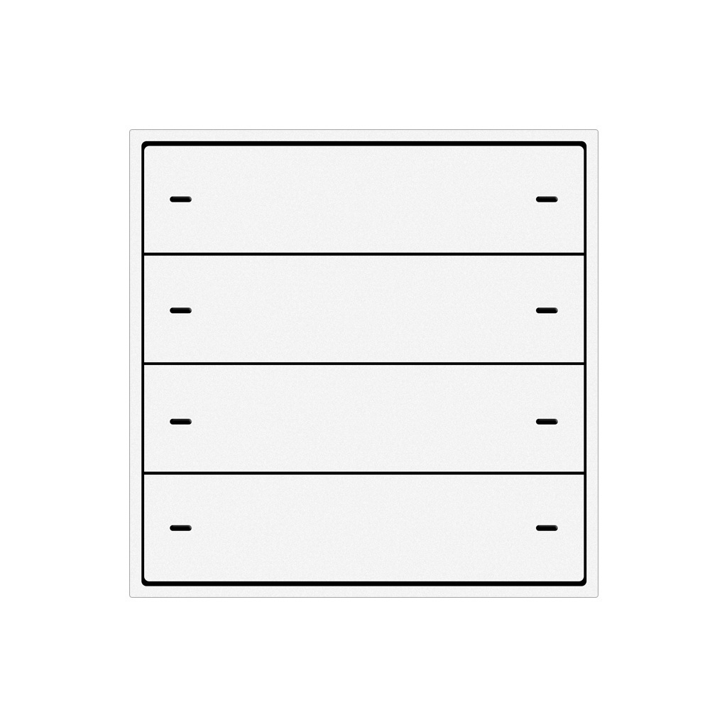 Mercury Panel 8G Push Button,White