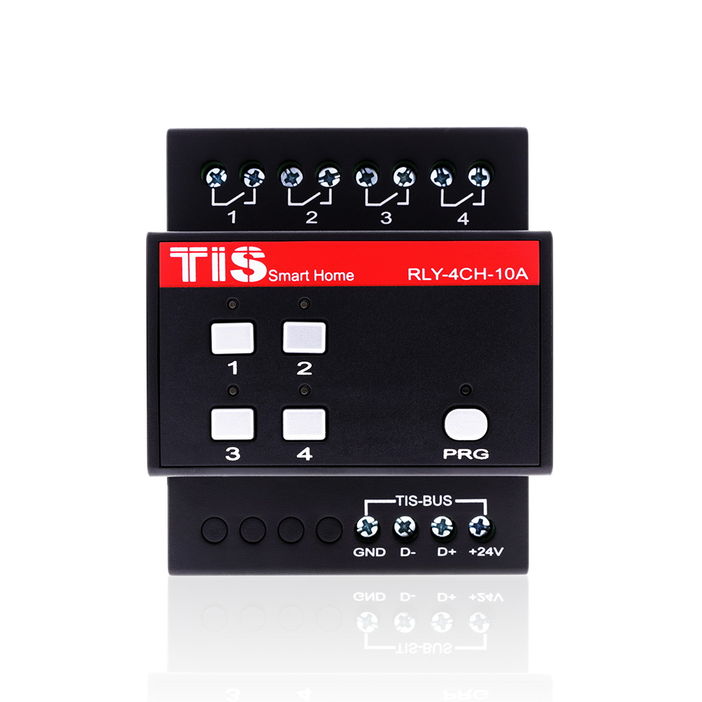 Relay 4 ch 10A with motor shutter function