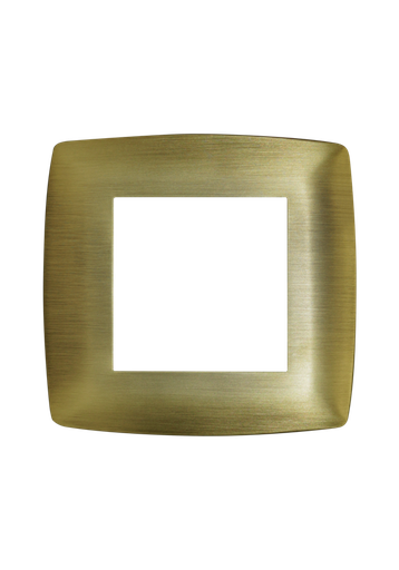 SOL Curve Pure Copper Gold Cover 1 Gang UK Size