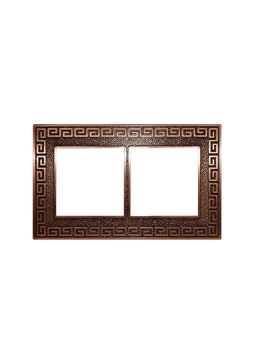 SOL Versa Copper Red Cover 2 Gang UK Size