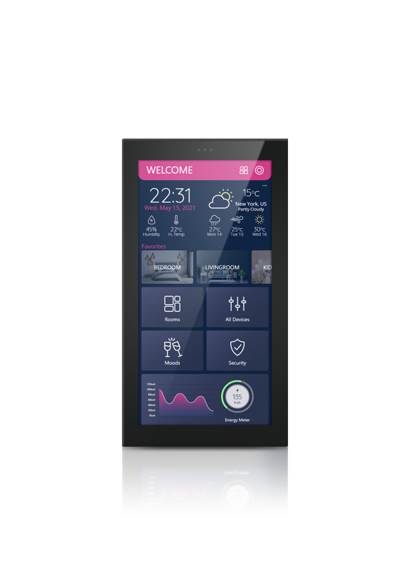 Saturn 5.7" Touch Panel ,Black