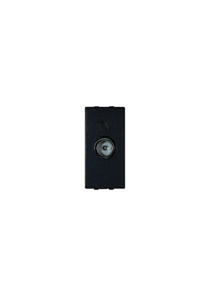 Terre TV socket unit(female) ,Black
