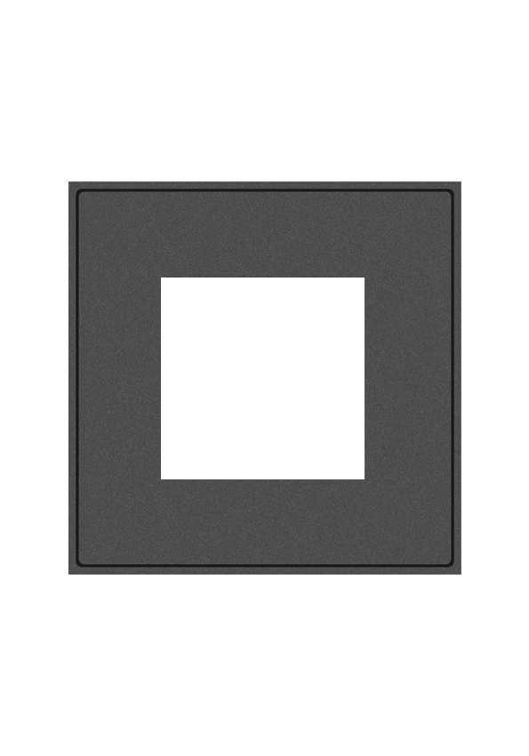 Mercury Socket Plate Gray
