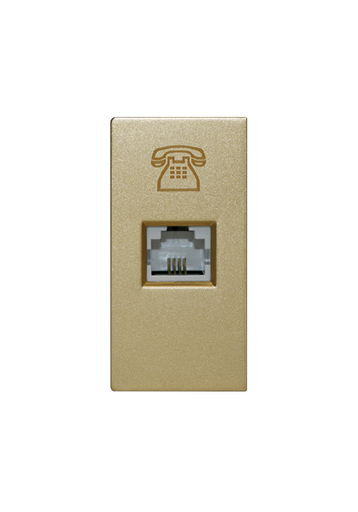 [SOL-TEL-G] "1/2 TEL Outlet Gold Color UK Size"