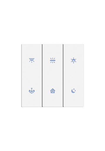 [TIS-ERO-6G White] "Europa 6 Gang White