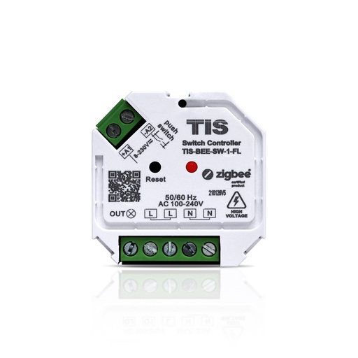[TIS-BEE-SW-1-FL] 1 channel relay module
Zigbee Protocol