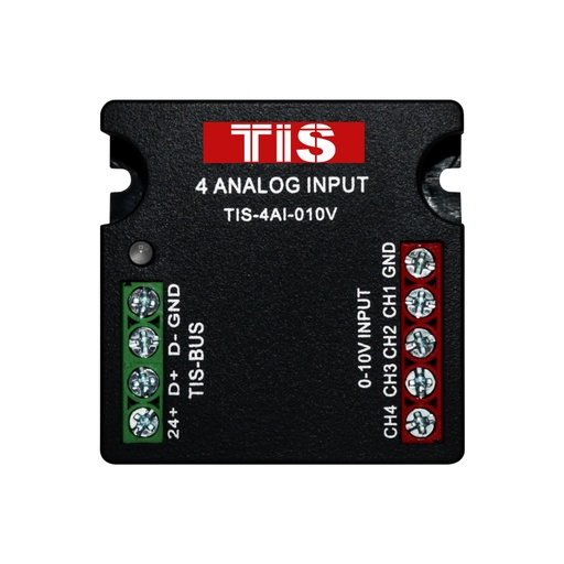 [TIS-4AI-010V] 4 Analog Input 0-10V