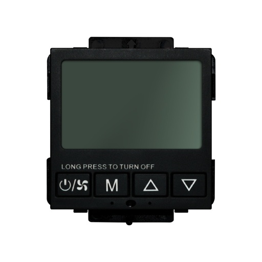 [TIS-CLK-AC-BLK] Click/Sirius Series TIS-BUS Thermostat Modular Black