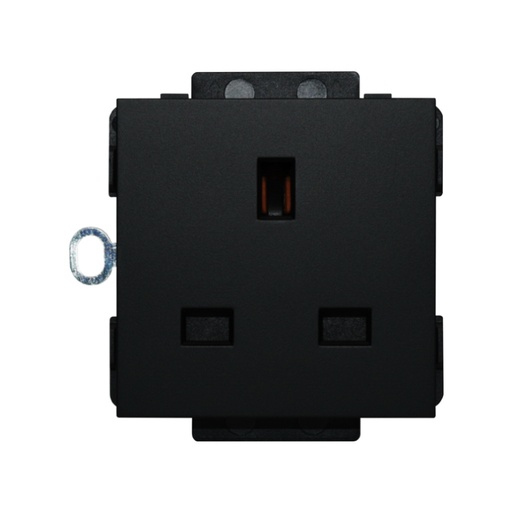 [CLK-PLG-UK-BLK] Click/Sirius 13A,220V UK socket Black