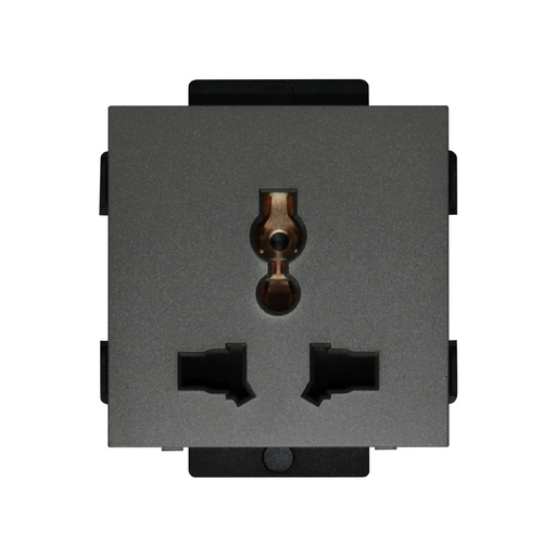 [CLK-PLG-UNV-GRY] Click/Sirius 13A,220V Universal socket Gray