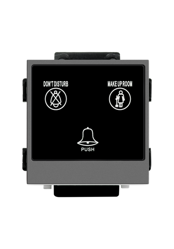 [CLK-HTL-SRV-GRY] Click/Sirius Hotel service panel 2 Dry inputs for DND MUR 1 Dry output for bell Gray
