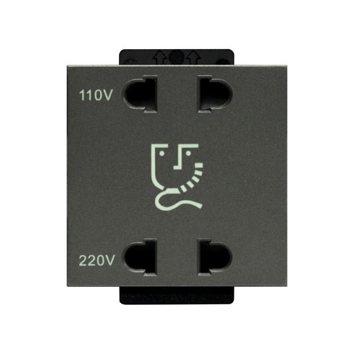 [CLK-SHV-PLG-GRY] Click/Sirius Shaver socket Gray