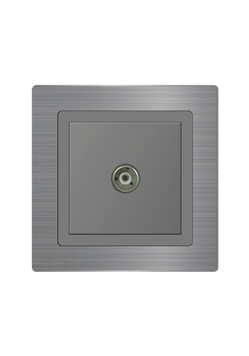 [CLK-1TV-GRY] Click /sirius TV Socket,Gray