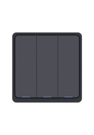 [DIO-3G-SW-BEE Gray] Dion 3 Gang switch with three relay,Gray