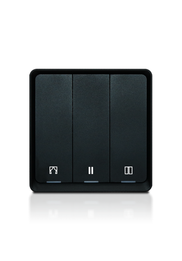 [DIO-CUR-SW-BEE Black] Dion Curtain Switch (with N neutral connection) Act as Repeater,Black