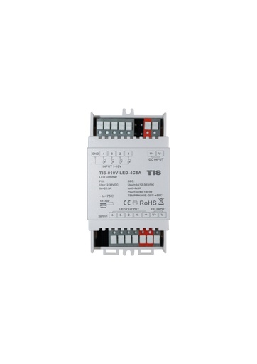 [TIS-010V-LED-4C5A] LED Driver 4ch-5A 0-10V