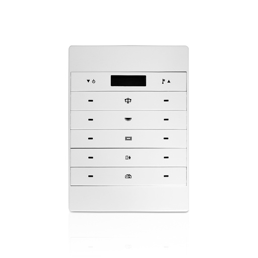 [MRS-AC10G White] Mars 10 button Panel with Thermostat & AC control,White