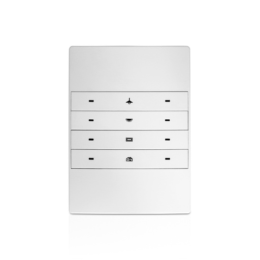 [MRS-8G White] Mars 8 button Panel,White