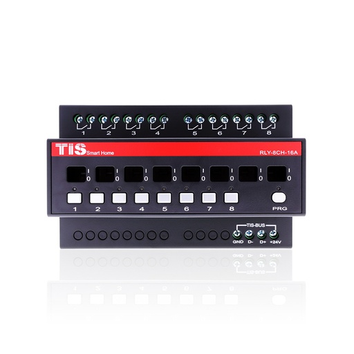 [RLY-8CH-16A] Relay 8ch 16A witch mechanical latching green relay