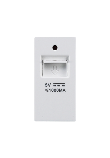 [SOL-USB-W] SOL "1/2 USB Charging, 5V,1000MA White Color UK Size"