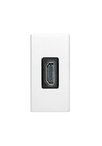 [SOL-HDMI-W] SOL 1/2 HDMI Outlet White Color UK Size