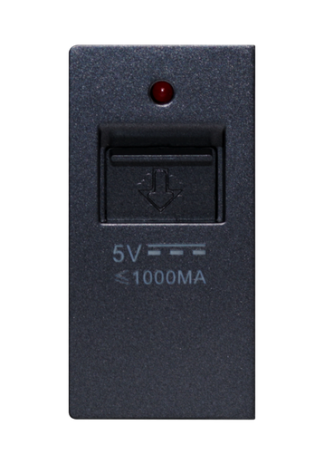 [SOL-USB-A] SOL 1/2 USB Charging, 5V,1000MA Gray Color UK Size