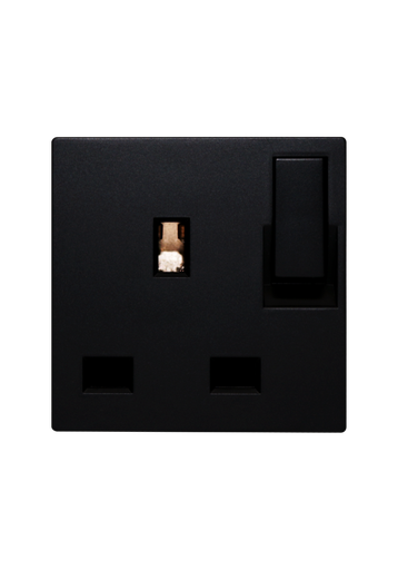 [SOL-PLG-UK-B] SOL 13A Socket Black Color UK Size