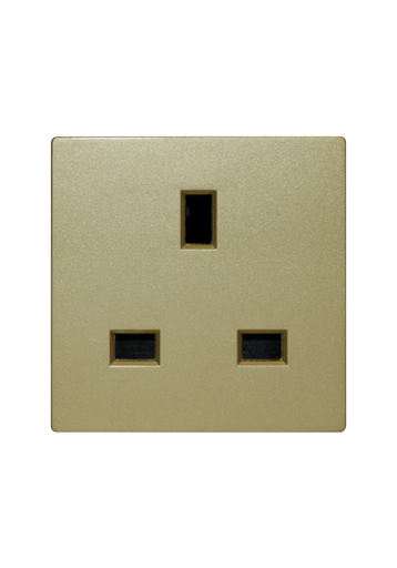 [SOL-PLG-UK-G] SOL 13A Socket Gold Color UK Size