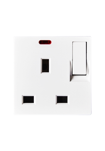 [SOL-PLG-UK-W] SOL 13A Socket White Color UK Size