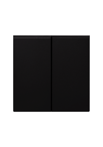 [SOL-SWT-2G-B] SOL 2 Gang 2 Way Switch Black Color UK Size