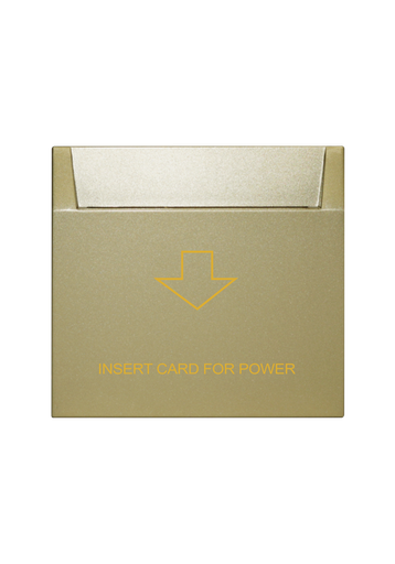 [SOL-VRD-HTU-G] SOL 30A Insert card switch Gold Color UK Size