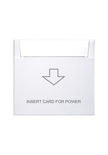 [SOL-VRD-HTU-W] SOL 30A Insert card switch White Color UK Size