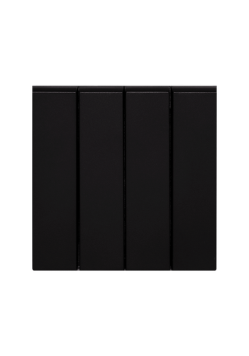 [SOL-SWT-4G-B] SOL 4 Gang 2 Way Switch Black Color UK Size