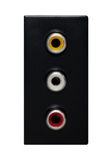 [SOL-RCA-AV-B] SOL AV RCA outlet Black Color UK Size