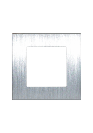 [SOL-COV1-ALM-S] SOL Brushed Aluminum Cover 1 Gang UK Size