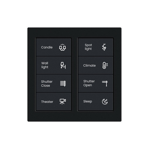 [TIS-SIR-8G Black] Sirius Panel 8G Black