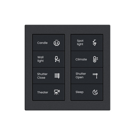 [TIS-SIR-8G Gray] Sirius Panel 8G Gray