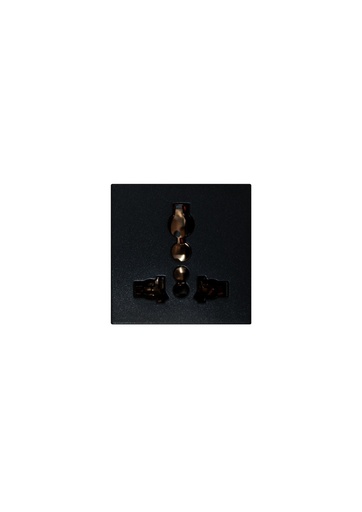 [TE0847 Black] Terre 10A,250V International socket unit ,Black