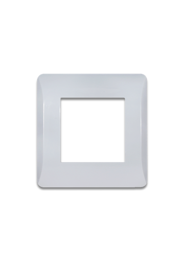 [TE0630 White] Terre One gang Plastic frontplate ,White