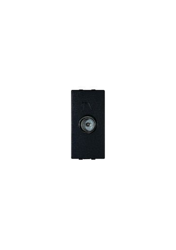 [TE0834 Black] Terre TV socket unit(female) ,Black