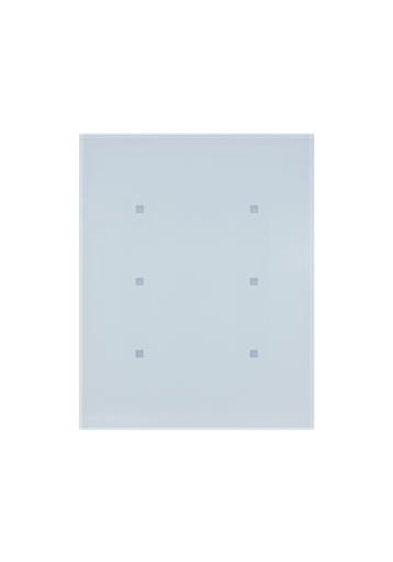[VEN-6S-BUS White] Venera Bus 6 Gang touch panel,White