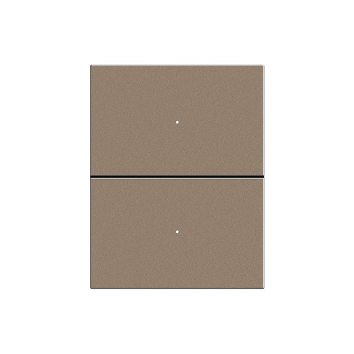 [VEN-CVR-MTL-2G Coffe] Venera Metal 2 Gang Frame,metal coffee